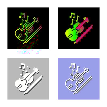 Violin Vector Icon