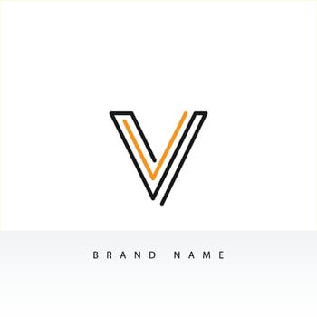 V Letter Design Logo. Letter V Icon Logo with Modern vector