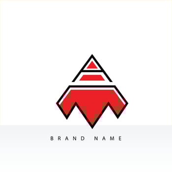 AM Letter Logo Design Unique and modern vector