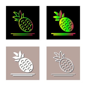Pineapple Vector Icon