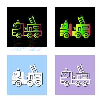 Fire Truck Vector Icon