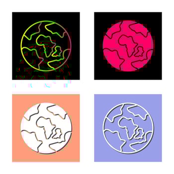 Earth Vector Icon