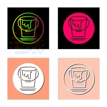 Paint Bucket Vector Icon