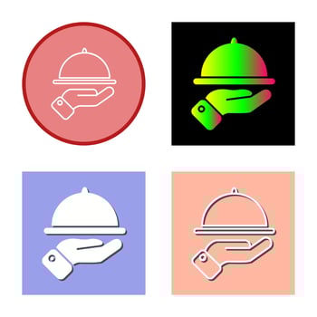 Waiter Vector Icon