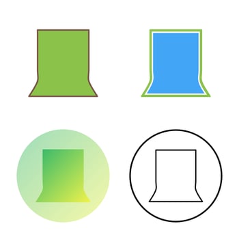 Unique Back Stand Vector Icon