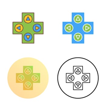 Unique Gaming Control Vector Icon