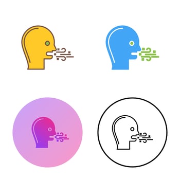 Bad Breath Vector Icon