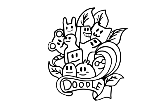 Doodle Illustration With Transparent Background png