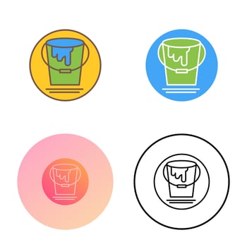 Paint Bucket Vector Icon