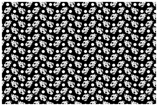 Dragon Skull Tattoo Pattern Background png