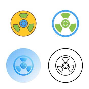 Nuclear Vector Icon