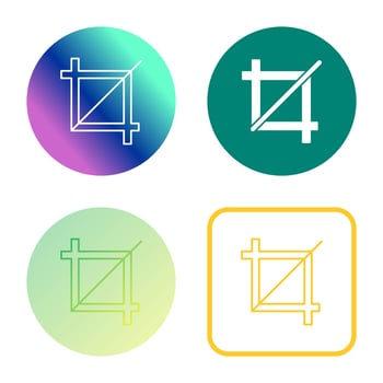 Unique Crop Vector Icon