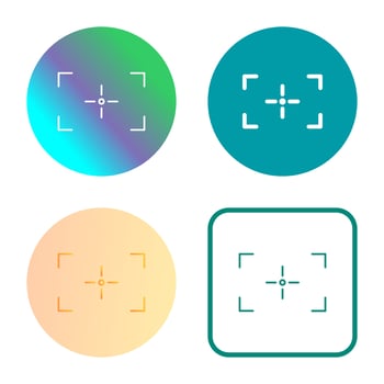 Unique Focus Vector Icon