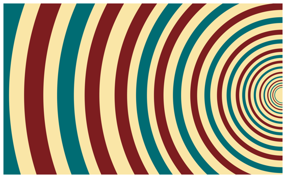 Retro Vintage Circle Wave Background png