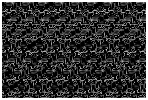 Toilet Line Art Pattern Background png