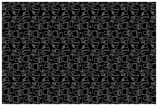 Toilet Line Art Pattern Background png
