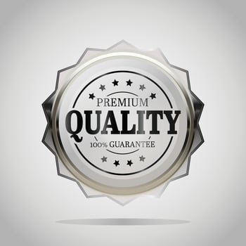 Luxury silver metal badges and labels. Retro vintage circle badge design vector