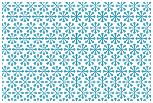 Christmas - Winter - Snowflake Pattern Background png