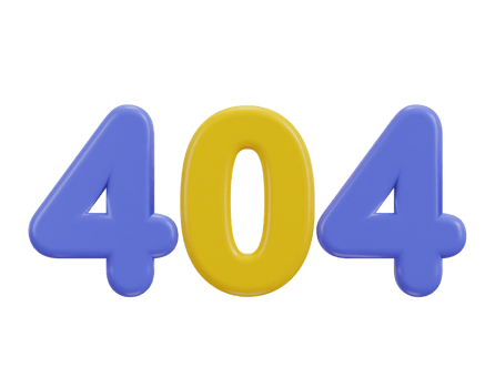3d 404 not found icon illustration png