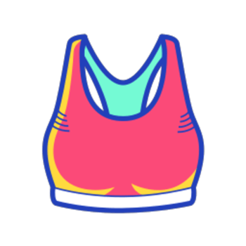 sports bra illustration design png