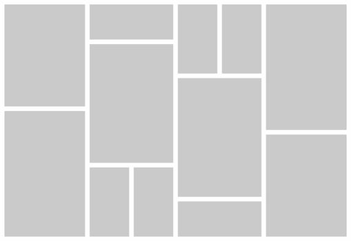 Pictures or photos frame collage vector