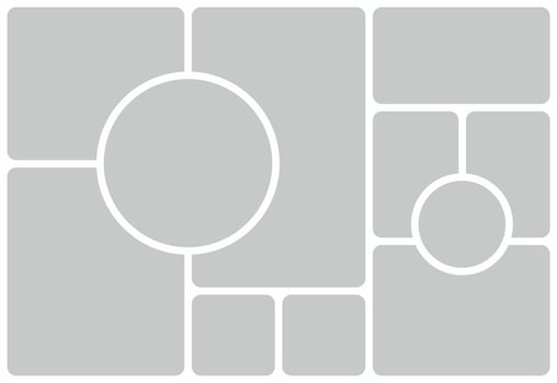 Pictures or photos frame collage vector
