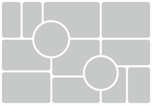 ictures or photos frame collage vector