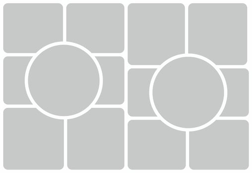 Pictures or photos frame collage vector