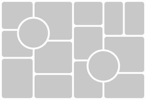 Pictures or photos frame collage vector