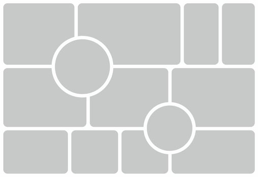 Pictures or photos frame collage vector