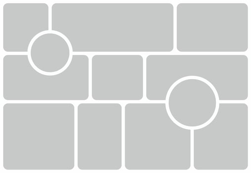 Pictures or photos frame collage vector