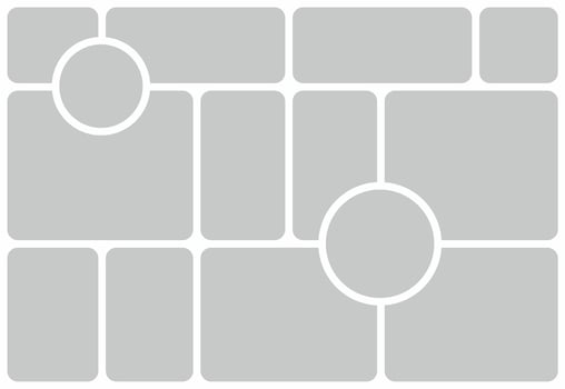 Pictures or photos frame collage vector