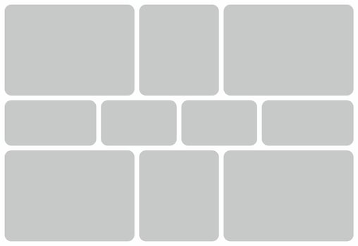 Pictures or photos frame collage vector