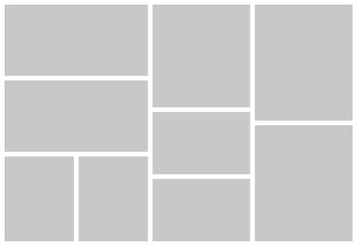 Pictures or photos frame collage vector
