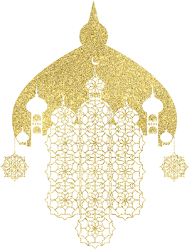 ramadan kareem golden illustration png