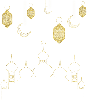 ramadan kareem golden illustration png