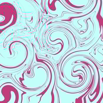 A swirly pattern in pink and blue vector
