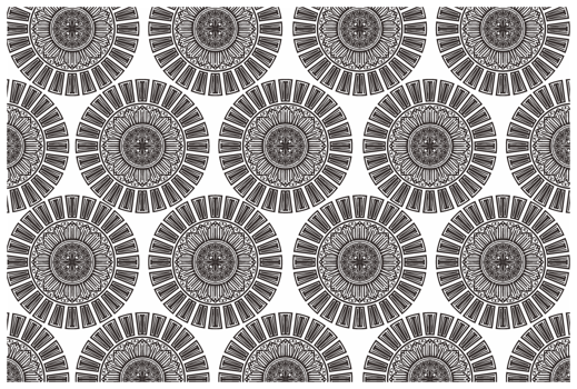 Mandala Ornament Pattern With Transparent  Background png