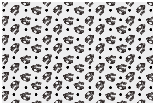 Dragon Skull Tattoo Pattern Background png