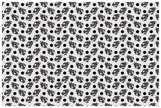 Dragon Skull Tattoo Pattern Background png