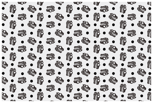 Dragon Skull Tattoo Pattern Background png