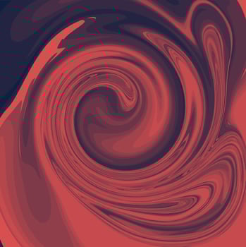 A red and blue swirl background with a swirl in the middle vector