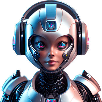 Robot chatbot.AI Generated png