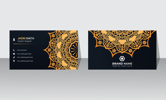 Professional Business Card vector