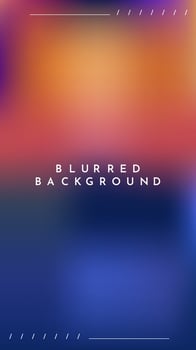 Abstract Background blue orange color with Blurred Image is a  visually appealing design asset for use in advertisements, websites, or social media posts to add a modern touch to the visuals. vector