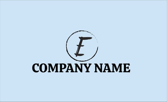 modern letter E logo design vector