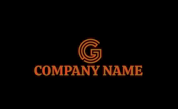 simple letter G logo vector