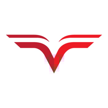 V Letter Logo Template vector