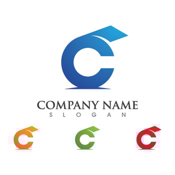 C Letter Logo Template vector