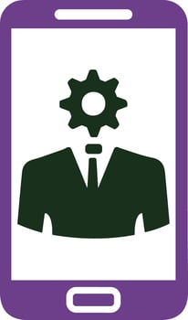 Gear setting symbol icon vector image. Illustration of the industrial wheel mechine mechanism design image